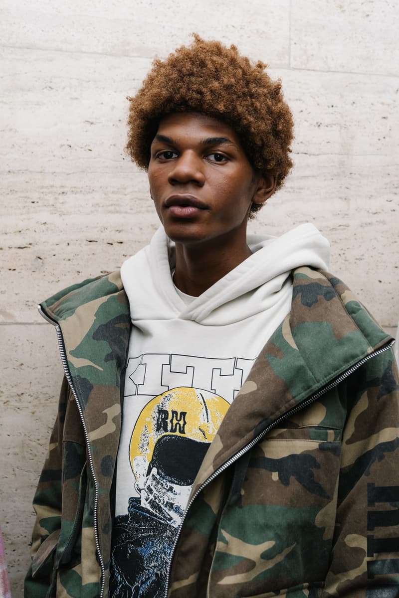 KITH AIR New York Fashion Week Show Backstage collection nyfw fw19 20 runway converse disney clarks def jam recordings chuck taylor ronnie fieg fall winter 2019 collaborations asics gel lyte new balance vogue alton brown winnie harlow adidas terrex clarks wallabee