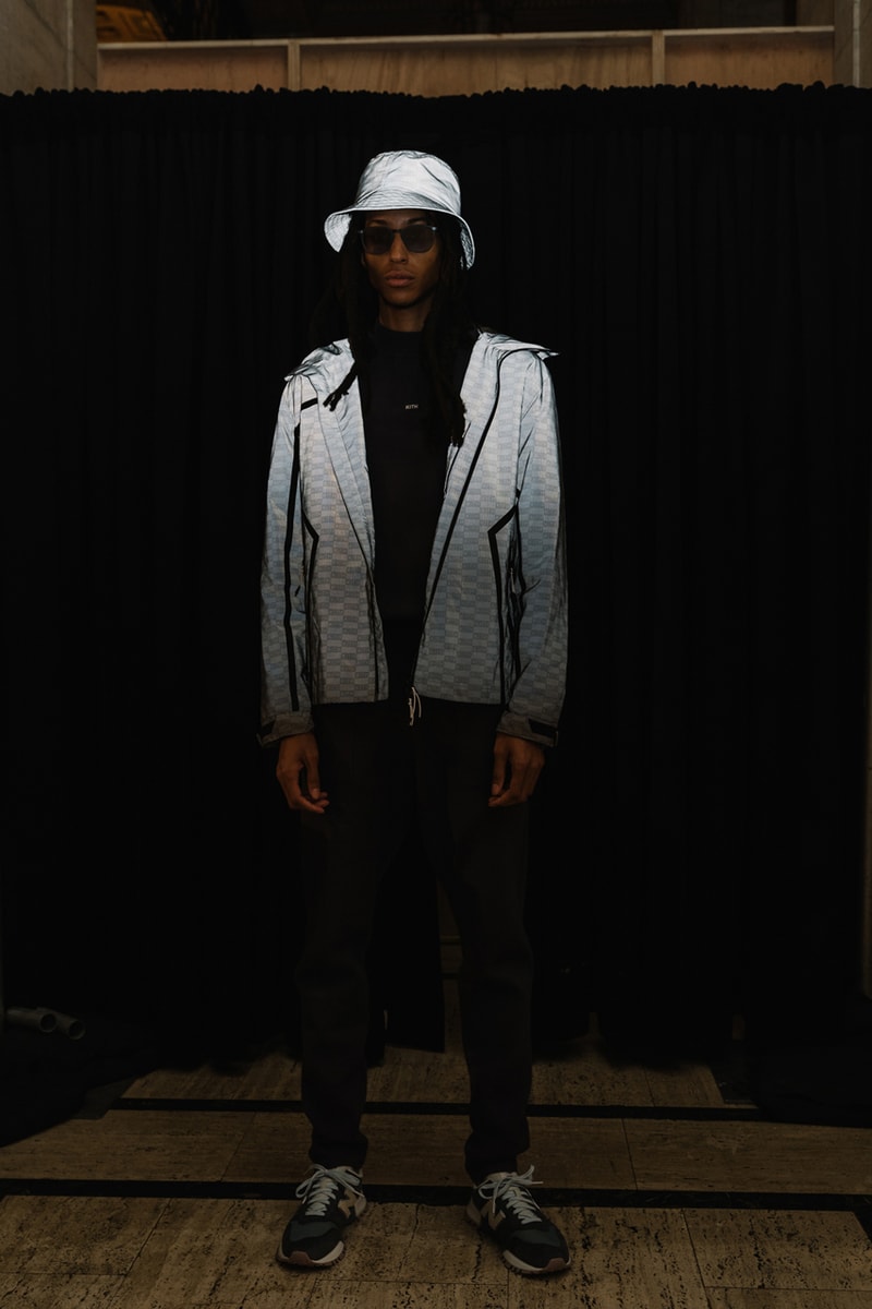 KITH AIR New York Fashion Week Show Backstage collection nyfw fw19 20 runway converse disney clarks def jam recordings chuck taylor ronnie fieg fall winter 2019 collaborations asics gel lyte new balance vogue alton brown winnie harlow adidas terrex clarks wallabee