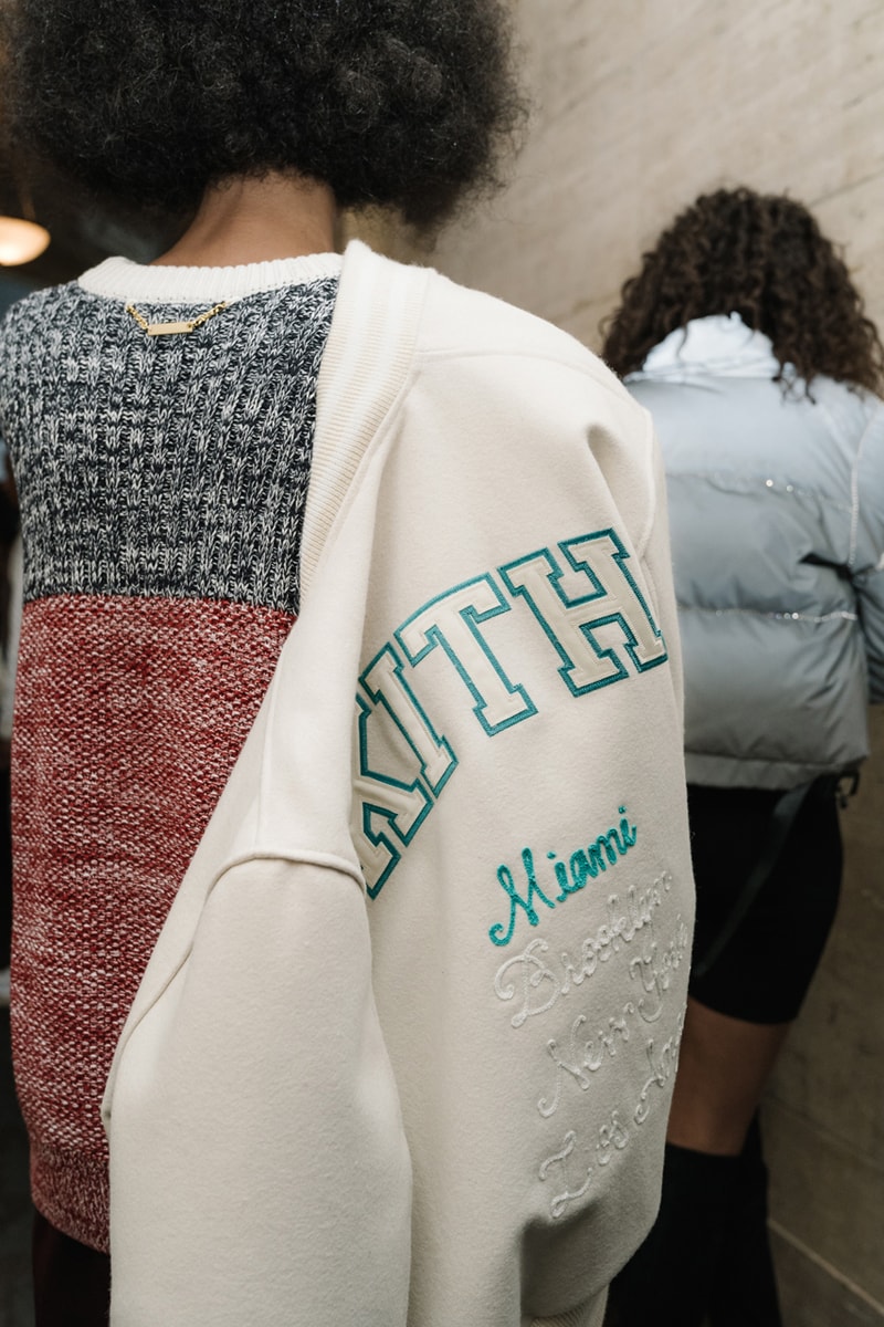 KITH AIR New York Fashion Week Show Backstage collection nyfw fw19 20 runway converse disney clarks def jam recordings chuck taylor ronnie fieg fall winter 2019 collaborations asics gel lyte new balance vogue alton brown winnie harlow adidas terrex clarks wallabee
