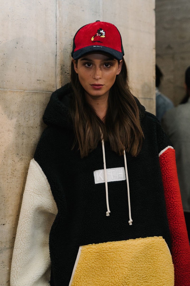 KITH AIR New York Fashion Week Show Backstage collection nyfw fw19 20 runway converse disney clarks def jam recordings chuck taylor ronnie fieg fall winter 2019 collaborations asics gel lyte new balance vogue alton brown winnie harlow adidas terrex clarks wallabee