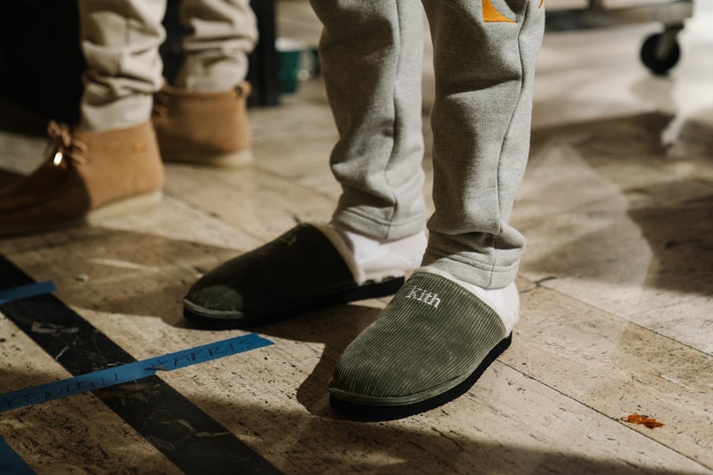 KITH AIR New York Fashion Week Show Backstage collection nyfw fw19 20 runway converse disney clarks def jam recordings chuck taylor ronnie fieg fall winter 2019 collaborations asics gel lyte new balance vogue alton brown winnie harlow adidas terrex clarks wallabee