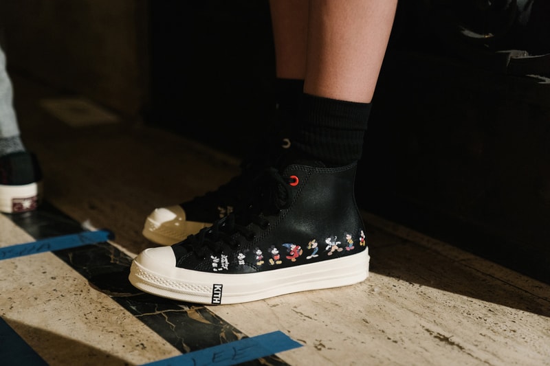 KITH AIR New York Fashion Week Show Backstage collection nyfw fw19 20 runway converse disney clarks def jam recordings chuck taylor ronnie fieg fall winter 2019 collaborations asics gel lyte new balance vogue alton brown winnie harlow adidas terrex clarks wallabee