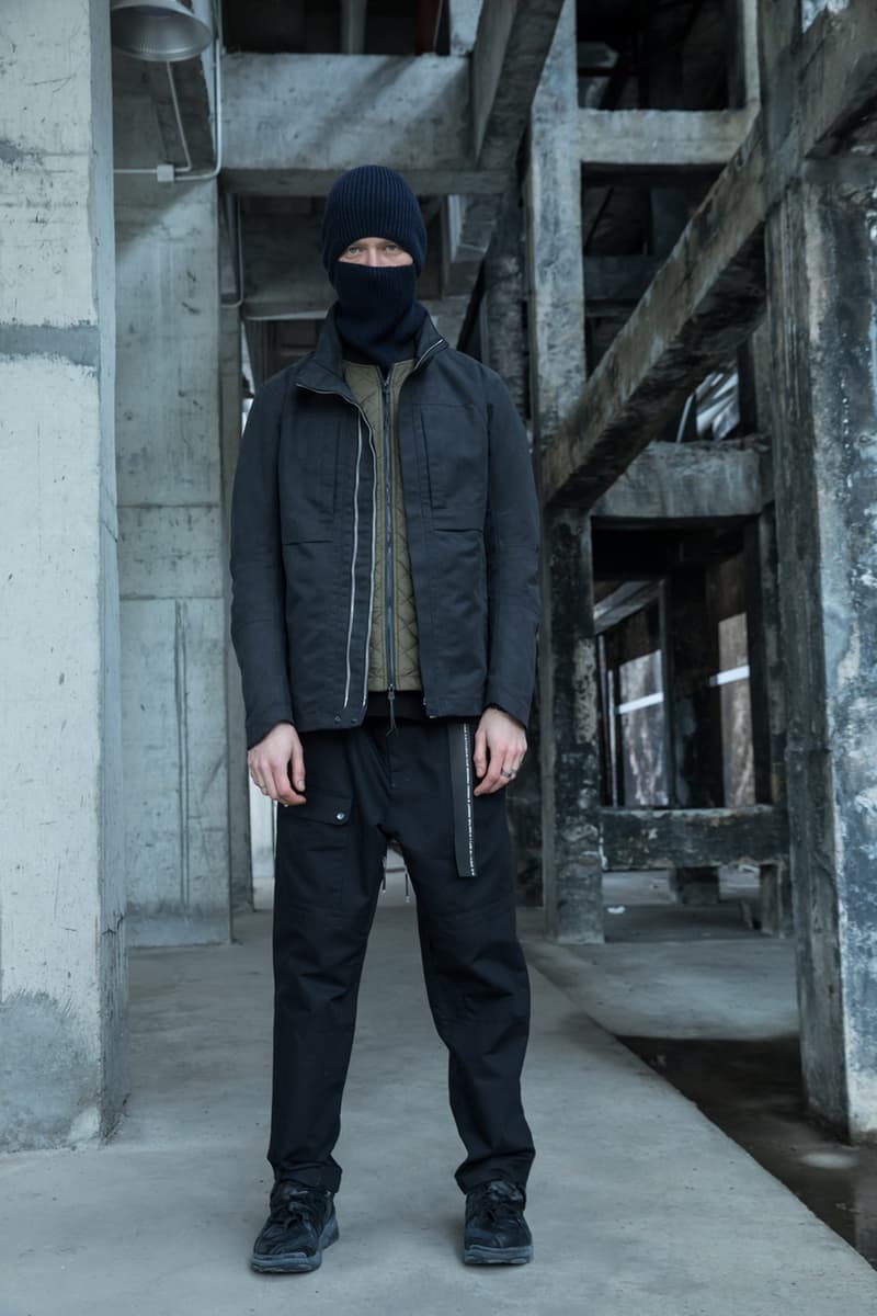 KRAKATAU Fall/Winter 2019 Collection Lookbook Jackets Parkas Coats Graphene Technology Black Green Purple Yellow Brown Camouflage