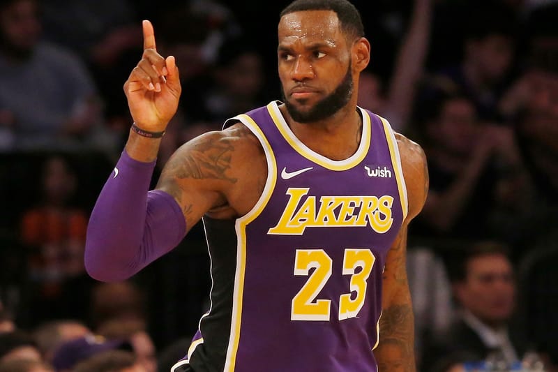 lebron james lakers purple