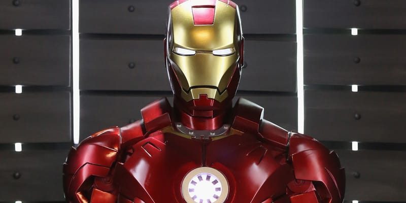 life size lego iron man