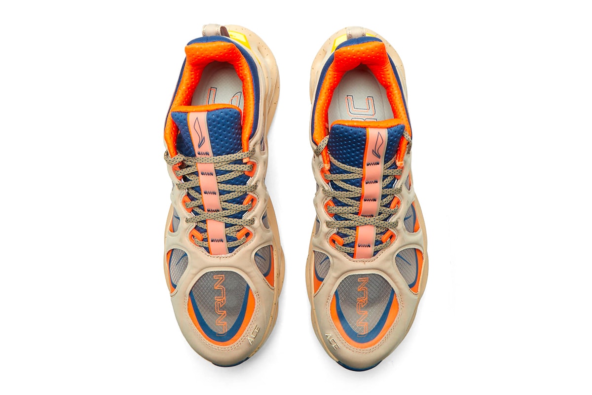 LI-NING Arc Ace Sneakers Release Info Buy Beige Blue Orange Grey blue Green