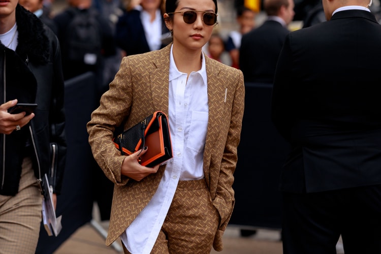 London Fashion Week SS20 Streetstyle Showcased Fitted Suits & Bold Layering
