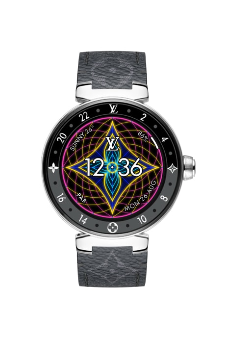 Louis Vuitton LV Neon Tambour Horizon Smartwatch Digital Watch Faces