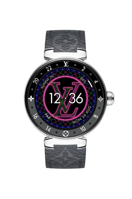 Louis Vuitton LV Neon Tambour Horizon Smartwatch Digital Watch Faces