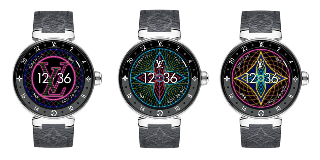 Louis Vuitton Launches LV Neon Faces to Tambour Horizon Smartwatch