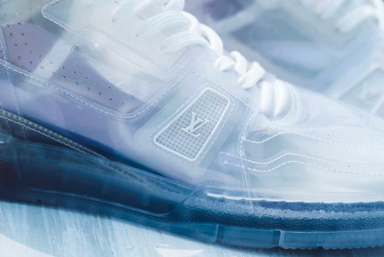 Louis Vuitton 408 Transparent Trainer Hightop Chunky Sneakers