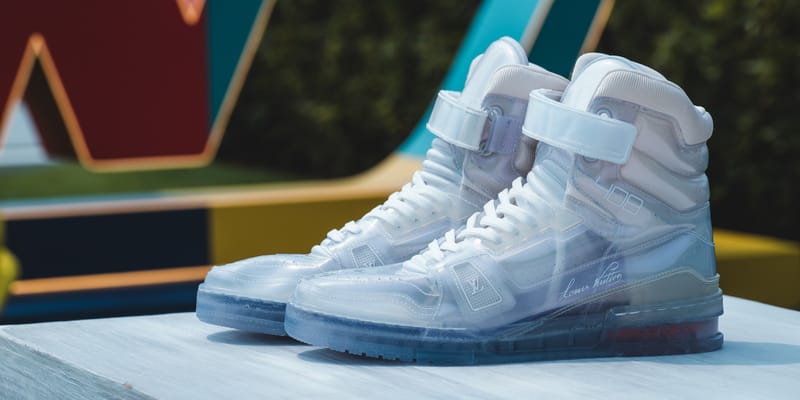 clear louis vuitton sneakers