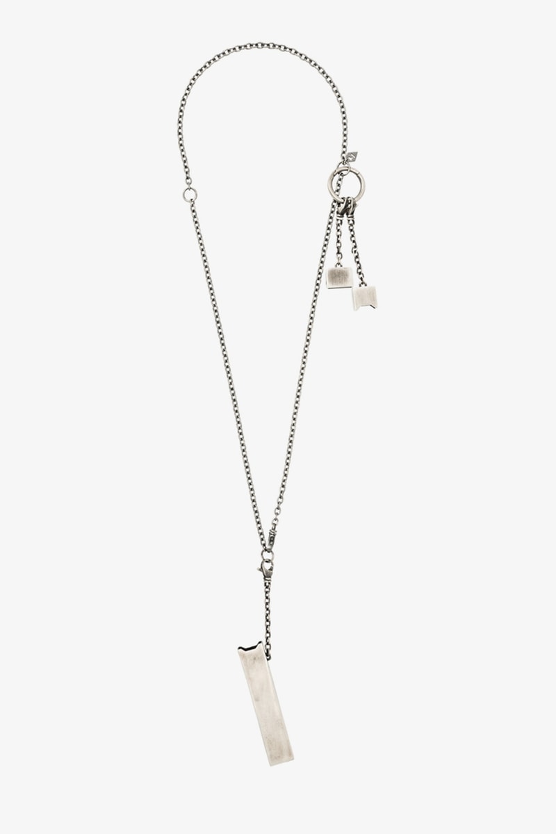 M. Cohen Rectangle Pendant Silver Necklace Release JUUL shape sterling chain Los Angeles brand accessories jewelry 