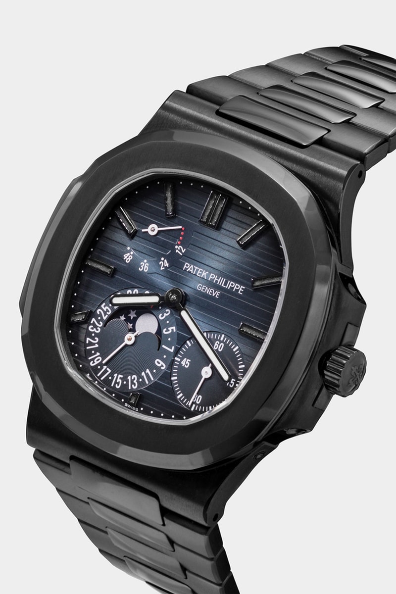 MAD Paris Black Patek Philippe Nautilus 5712 Watch Timepiece Wrist Custom Design Special Edition Limited Rare Expensive $203417 USD Browns Cop First Look