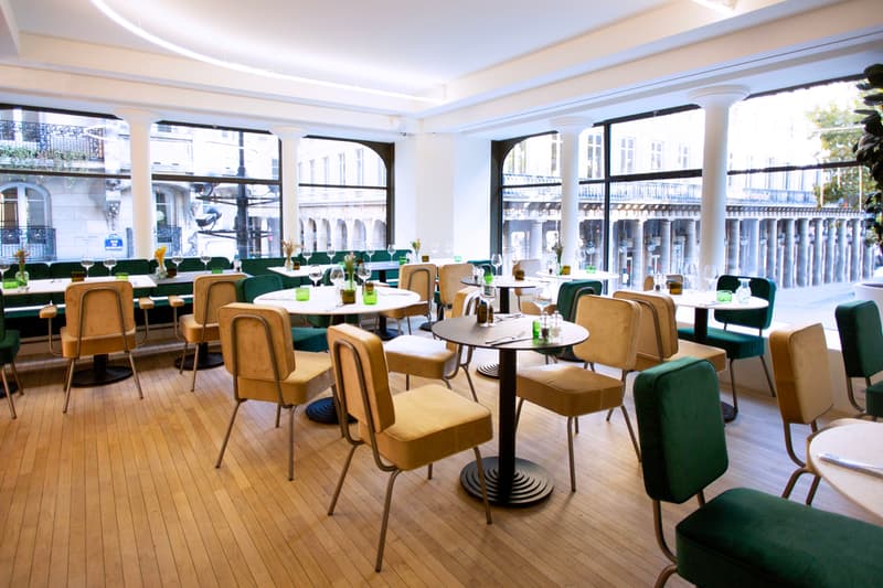 maison kitsune cafe kitsune louvre paris france restaurant bistro chef yuji tani chihiro yamazaki japanese american dishes food cigue architecture design practice