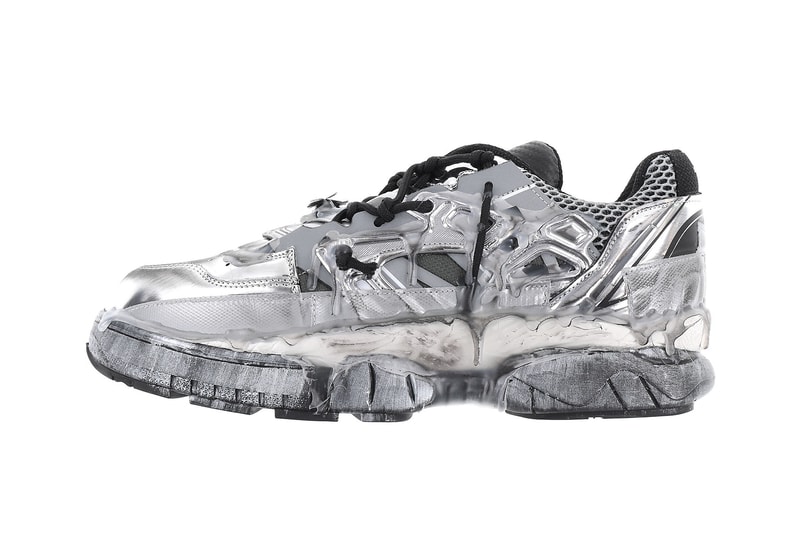 Maison Margiela Fusion Low Steel Grey Release  Nubian SSENSE footwear sneakers shoes kicks style 