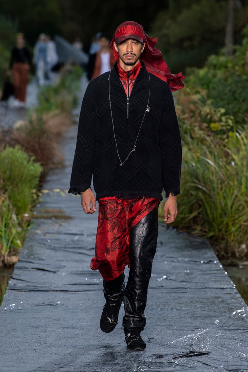 Marine Serre Spring/Summer 2020 Runway Collection paris fashion week pfw ss20 show presentation MARÉE NOIRE