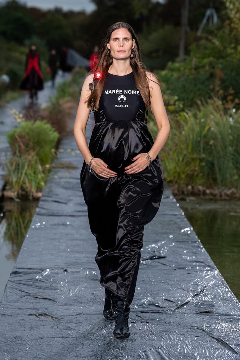 Marine Serre Spring/Summer 2020 Runway Collection paris fashion week pfw ss20 show presentation MARÉE NOIRE