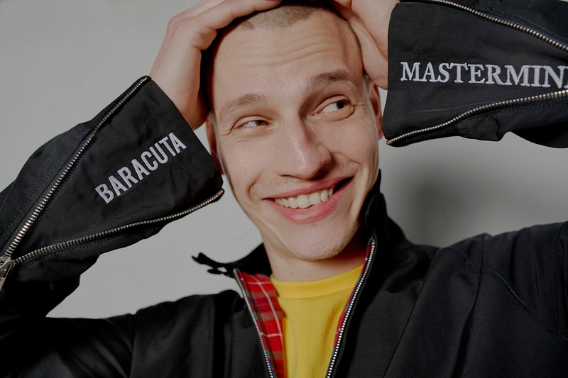 mastermind japan baracuta g9 harrington jacket black embroidery skull and cross bones white tartan lining buy cop purchase release information Masaaki Homma