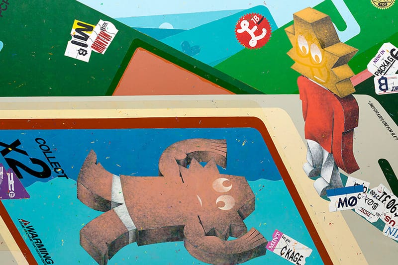 Michael Lau's Whimsical Paintings & Sculptures Take over Christie's Shanghai