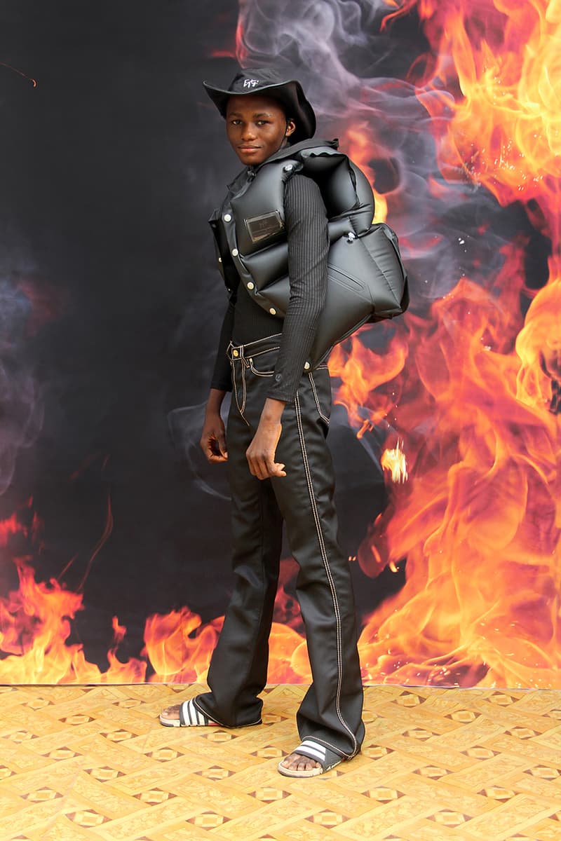 Michiko Koshino x Eytys Fall/Winter 2019 Capsule Collection Lookbook FW19 Inflatable Techno Club Night Life Jackets Vests Rave Culture Printed T-Shirts Shirts Graphics Japanese Designer London 1990s Nightlife British-Nigerian photographer Ruth Ossai
