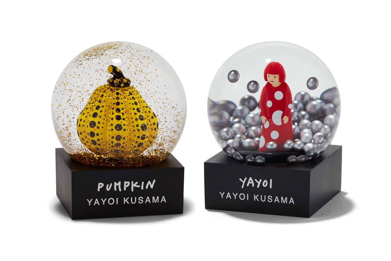 moma design store fall holiday 2019 collection exclusive releases takashi murakami cushions yayoi kusama snowglobes andy warhol skatedecks skate decks basquiat water canteens bottles van gogh sunflower globe light keith harding chess board