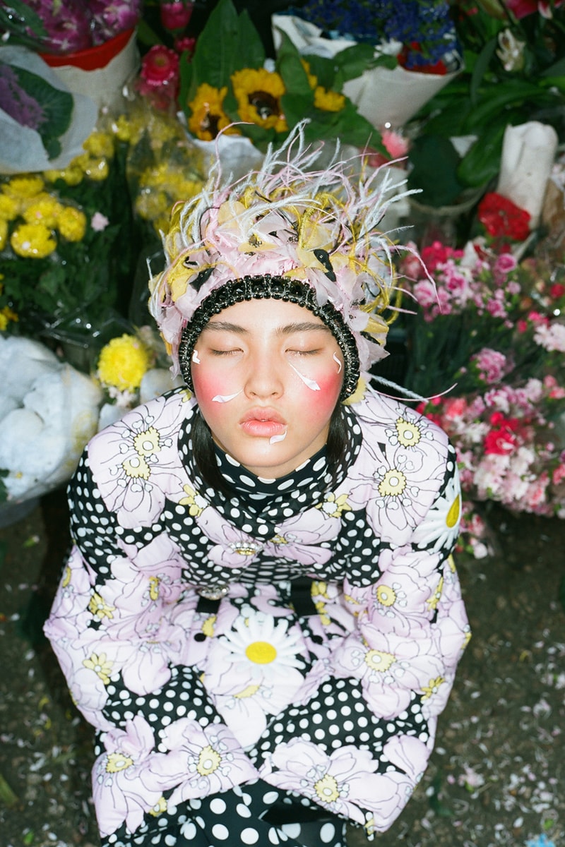 Moncler Genius World Tour Richard Quinn Collaboration Puffer Flower Ski Suit