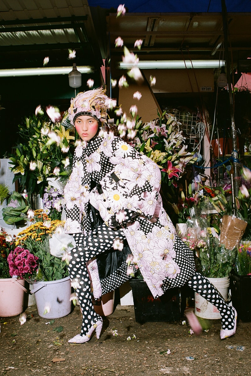 Moncler Genius World Tour Richard Quinn Collaboration Puffer Flower Ski Suit