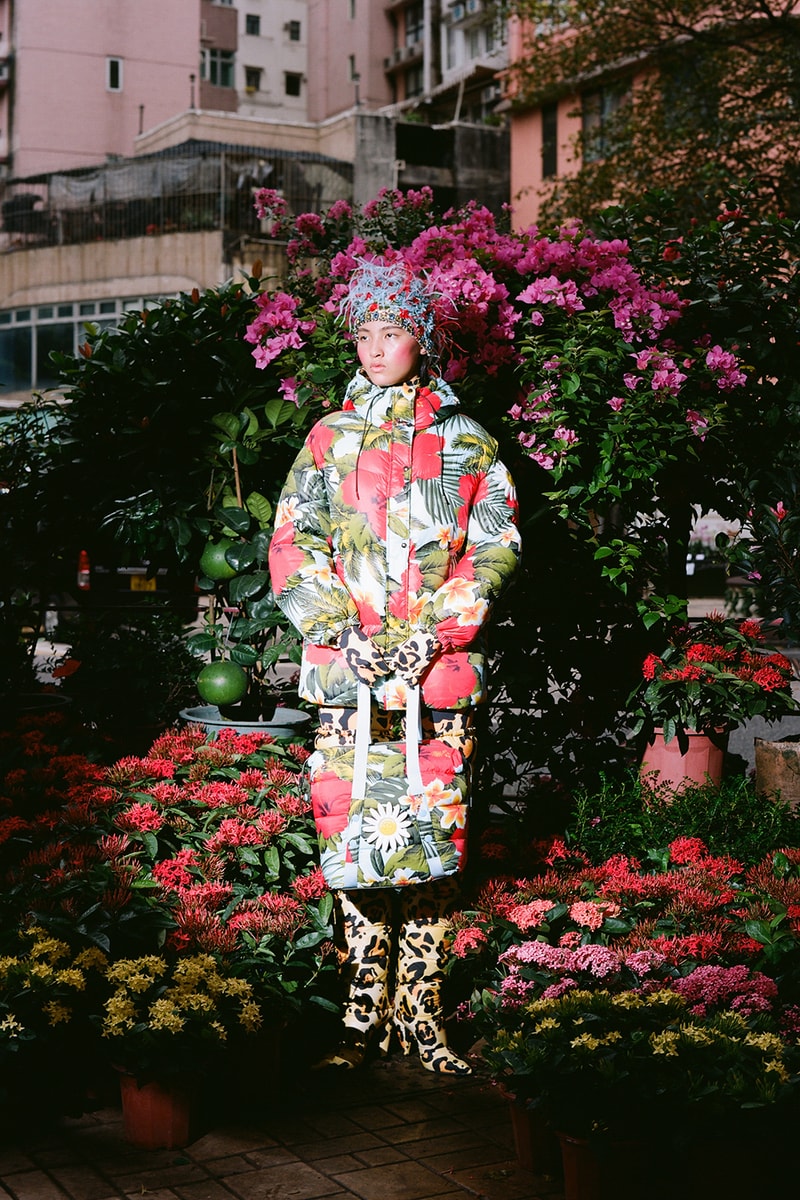 Moncler Genius World Tour Richard Quinn Collaboration Puffer Flower Ski Suit