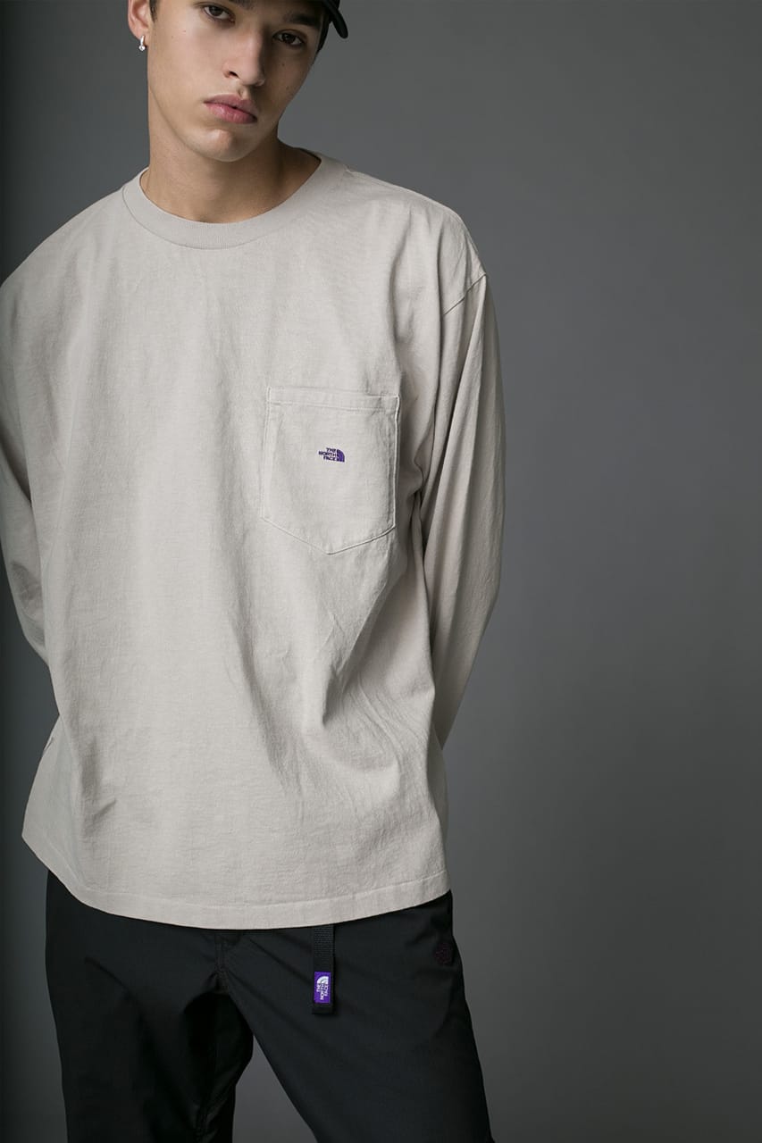 the north face purple label t shirt