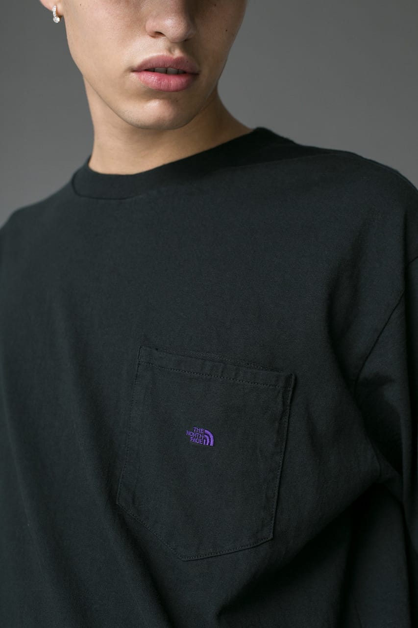 the north face purple label tee