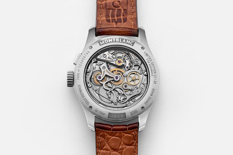 HODINKEE Montblanc Limited Edition 1858 Monopusher Release minerva switzerland watches swiss made accessories
