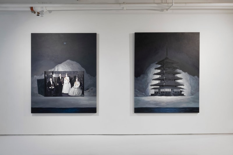 motohide takami fires on another show seizan gallery new york city exhibition artworks paintings