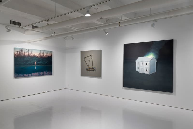 motohide takami fires on another show seizan gallery new york city exhibition artworks paintings