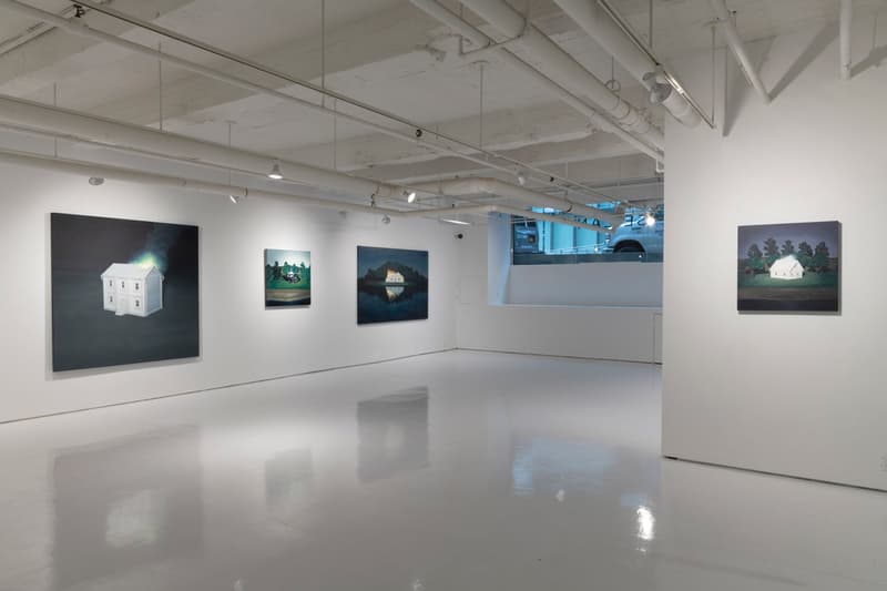 motohide takami fires on another show seizan gallery new york city exhibition artworks paintings