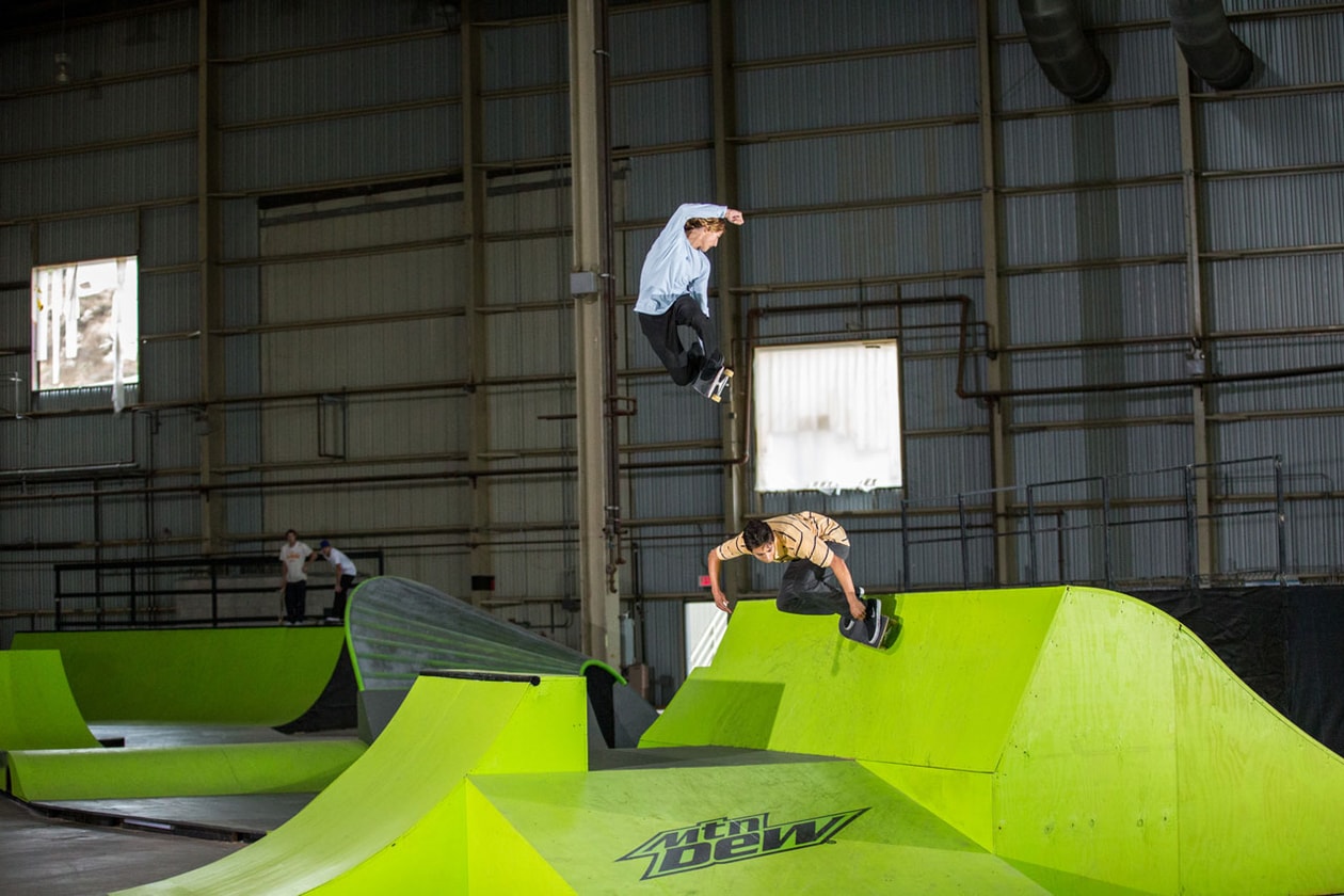 Mountain Dew Modern Lines Skate Course Green Park Branded Sean Malto Curren Caples Theotis Beasley Mariah Duran Chris Colbourn Mason Silva Jake Anderson Jenn Soto Team Riders Backside Boardslide X Games Short Film Documentary Style