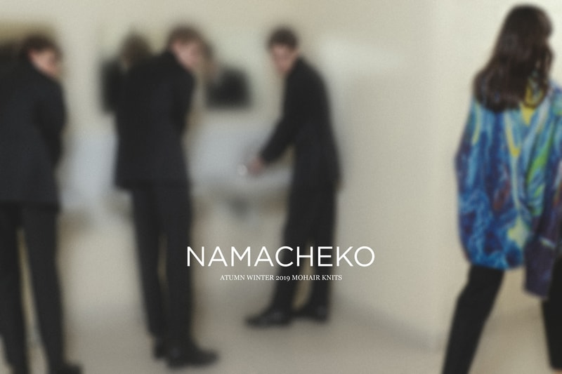 Namacheko FW19 Rezyane Mohair Artist Sweaters print vincent van gogh willem de kooning edvard munch the scream woman starry night fall winter 2019 collection release date drop buy september 2019 3 knitwear knit