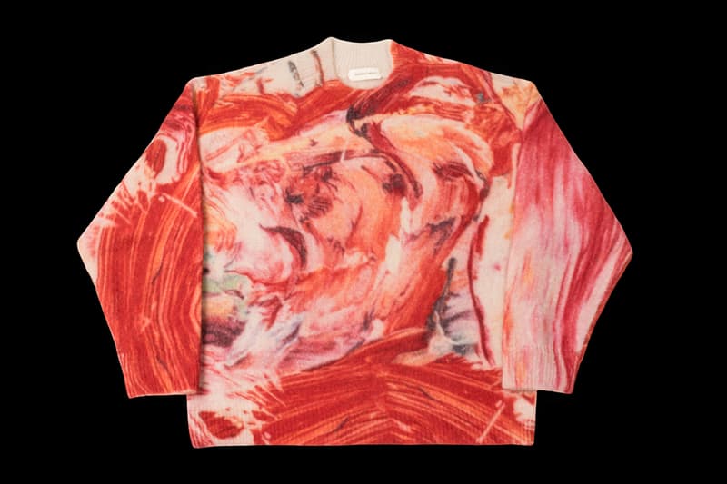 Namacheko FW19 Rezyane Mohair Artist Sweaters print vincent van gogh willem de kooning edvard munch the scream woman starry night fall winter 2019 collection release date drop buy september 2019 3 knitwear knit