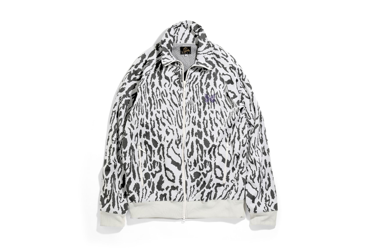 leopard jacquard light jacket, Needles