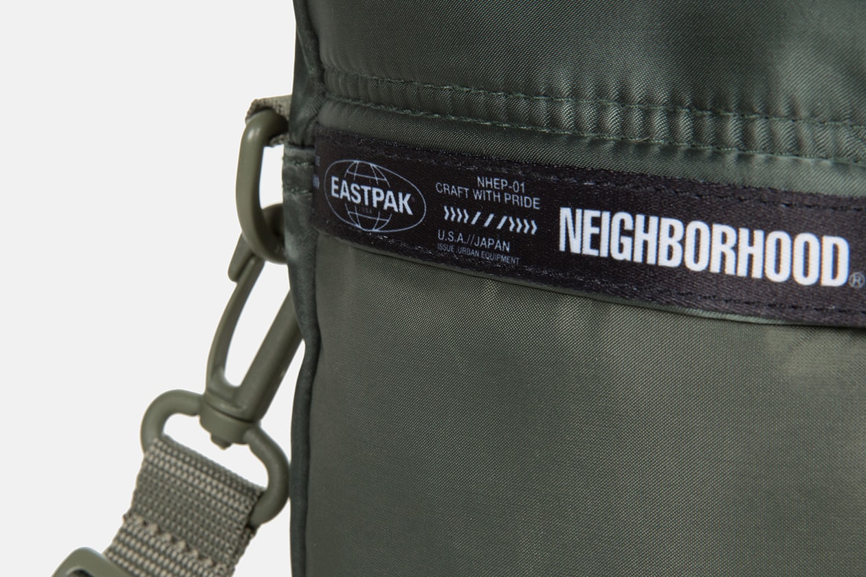 Neighborhood Eastpak FW19 Bag Collaboration Collection fall winter 2019 drop release date the one vest sling backpack october 1 buy colorway japan nbhd padded pak'r