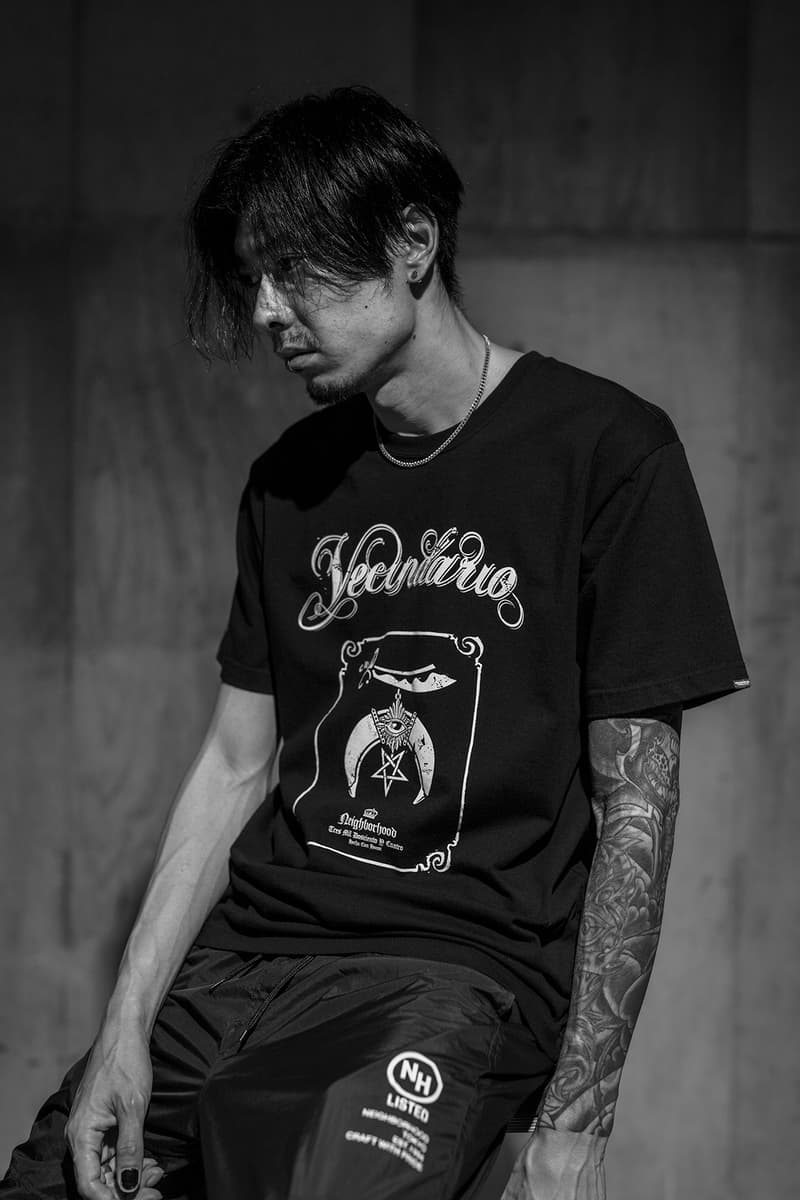 INVINCIBLE for NEIGHBORHOOD 25th Anniversary Pop Up Store Collection taiwan taipei Shinsuke Takizawa motorcyle harley davidson iconic archival designs t shirts beanies orange black fury rebellion