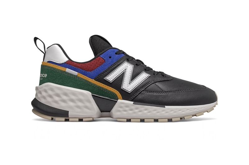 New Balance 574 Sport V2 "Black/Team Forest Green" "Rain Cloud/Vintage Orange" Sneaker Release Information First Look Cop Buy Now Online Footwear Minimalist Geometric Leather Suede Mesh Upper Panel Color Blocked