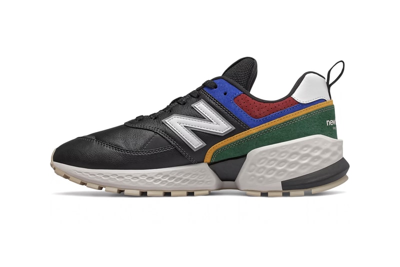 New Balance 574 Sport V2 "Black/Team Forest Green" "Rain Cloud/Vintage Orange" Sneaker Release Information First Look Cop Buy Now Online Footwear Minimalist Geometric Leather Suede Mesh Upper Panel Color Blocked