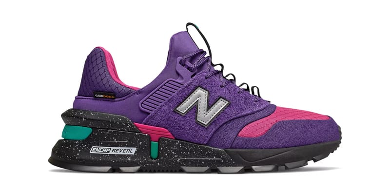 new balance 997 purple teal