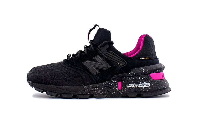 New Balance 997 Sport Cordura "Black/Pink" Drop colorway release date info 997s lining