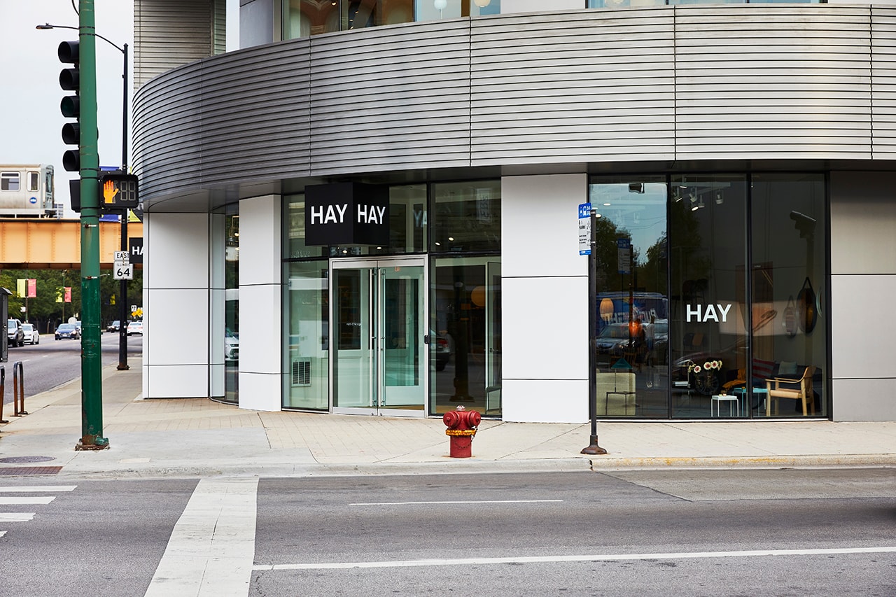 HAY Opens New 3,500 Square Foot Chicago Store Home Goods Accessories Furniture Lighting Shelving Lincoln Park Copenhagen Rolf Mette Hay