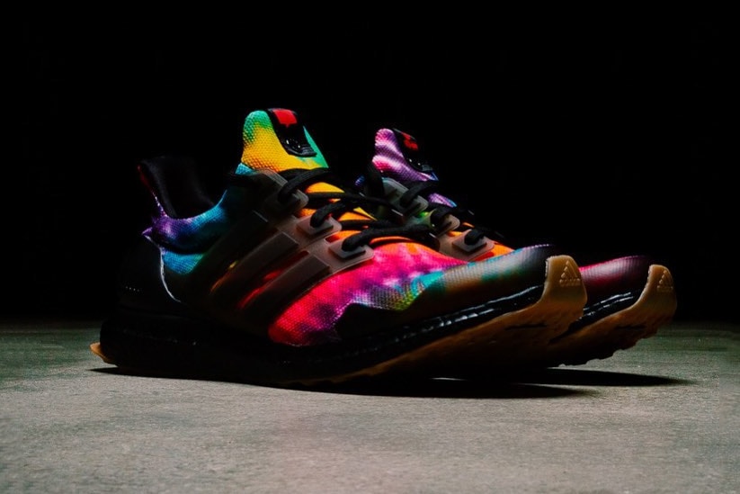 Nice Kicks x adidas UltraBOOST "Woodstock" Black release tie dye collaborations adidas Consortium UltraBOOST