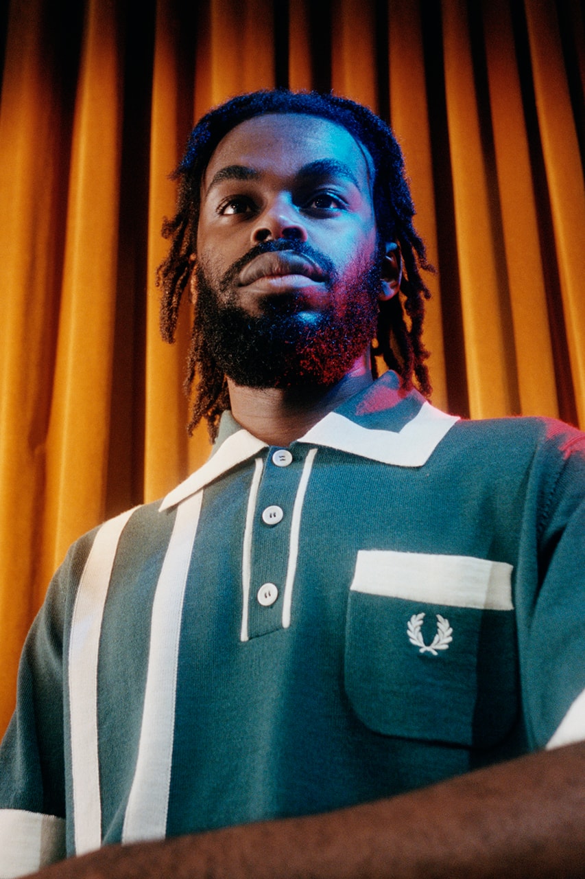 Nicholas Daley x Fred Perry Capsule Collection First Look Exclusive Release Limited Edition Pieces British Heritage Brand Upcoming Designer SLYGO reggae sound system culture