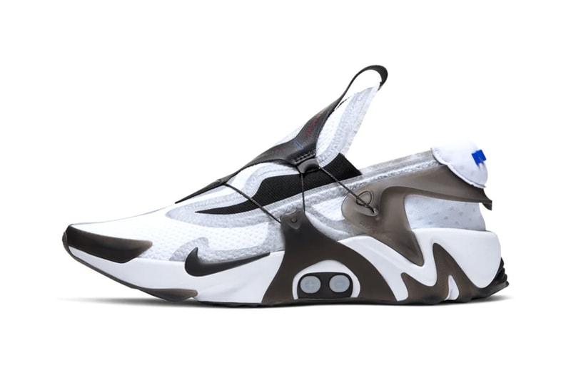 Nike Adapt Huarache Air Huarache Official Images & Release Info "White/Black" "Opti-Yellow" power lacing footwear sneakers release app back to the future shoes 