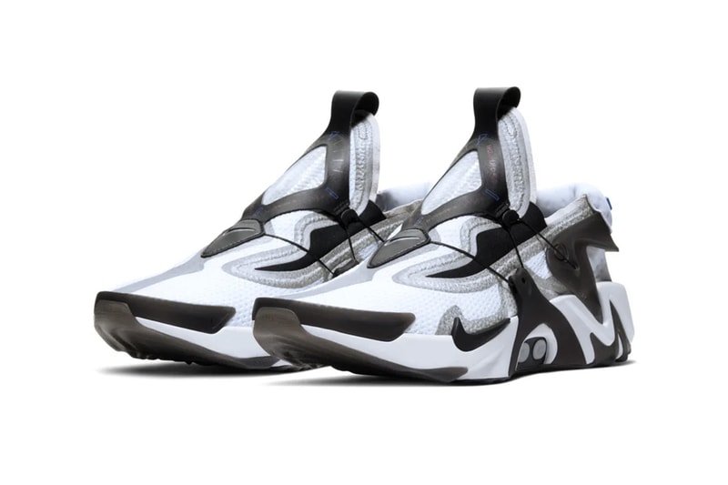 Nike Adapt Huarache Air Huarache Official Images & Release Info "White/Black" "Opti-Yellow" power lacing footwear sneakers release app back to the future shoes 